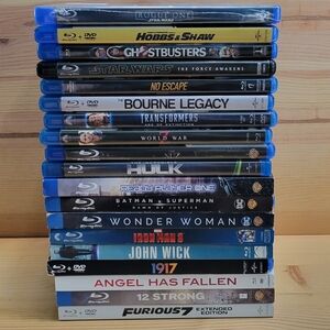 19 blu ray dvds bundle